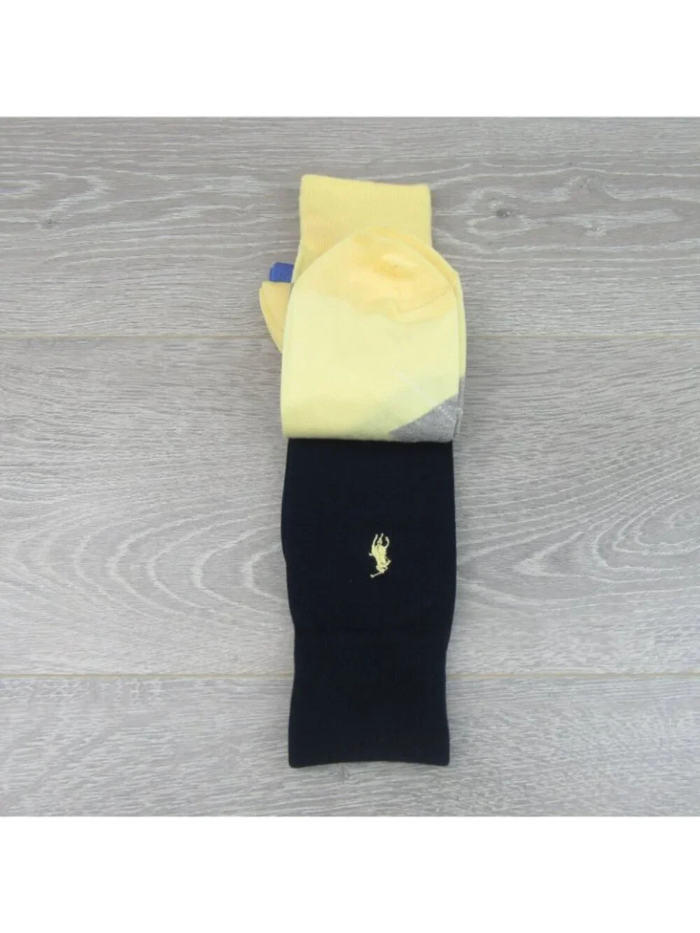 Polo Ralph Lauren Argyle Crew Socks Men's Size 6-12.5 (2 PAIRS) Multi NEW